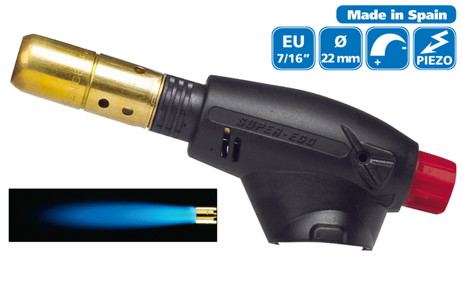 Super-Ego Segofire PIEZO Blowtorches for Disposable Cartridges