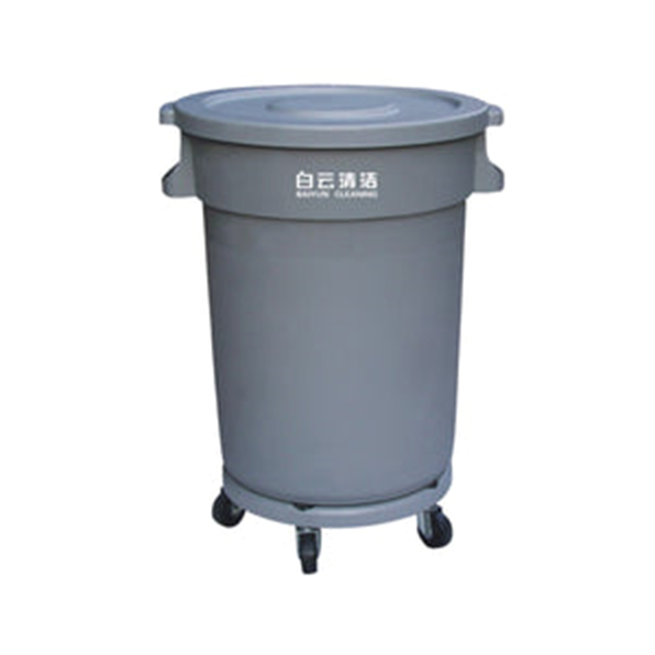  Garbage Can Circular with Dolly 120LT - Baiyun - Made in China