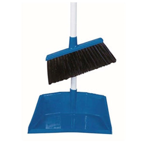 Long Dustpan Set - Open (Blue & Red) Mr. Brush - Made in Italy