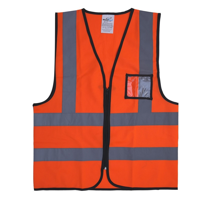 ZKR - VAULTEX REFLECTIVE FABRIC VEST WITH ZIP & ID POCKET