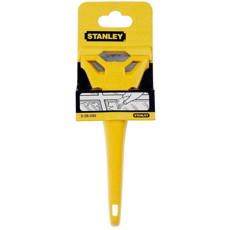  Stanley 0-28-590 Window Scraper, Yellow