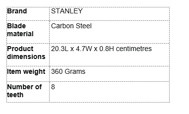  Stanley Luctador Brown Handsaw