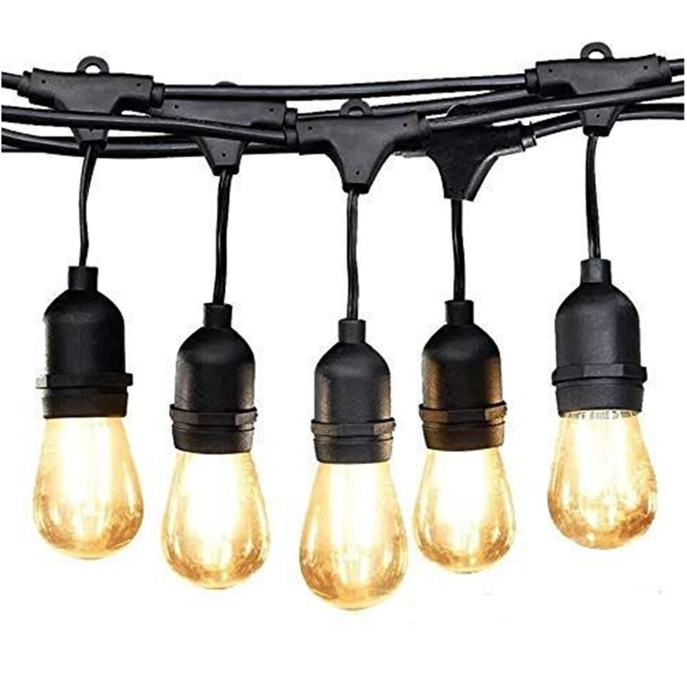  Outdoor String Lights Patio Lights With E27 Holder without bulbs