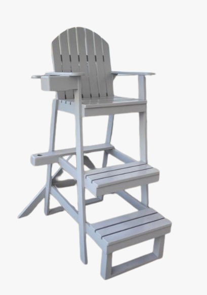 WOODEN LIFEGUARD CHAIR 2-STEP 